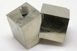 Natural Pyrite Cube Cluster - Spain #196784-1